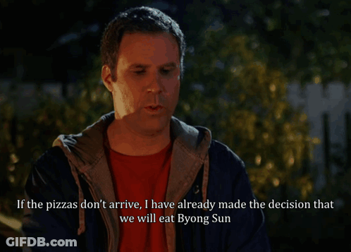 Man Says If Pizzas Don't Arrive We Will Eat Byong Sun GIF