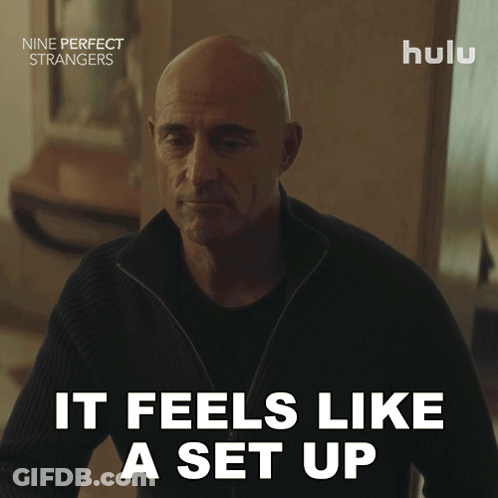 Man Says It Feels Like A Set Up On A Hulu Ad GIF