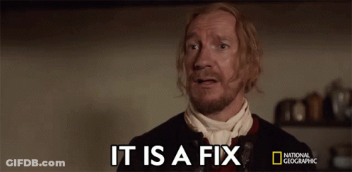 Man Says It Is A Fix On National Geographic Poster GIF