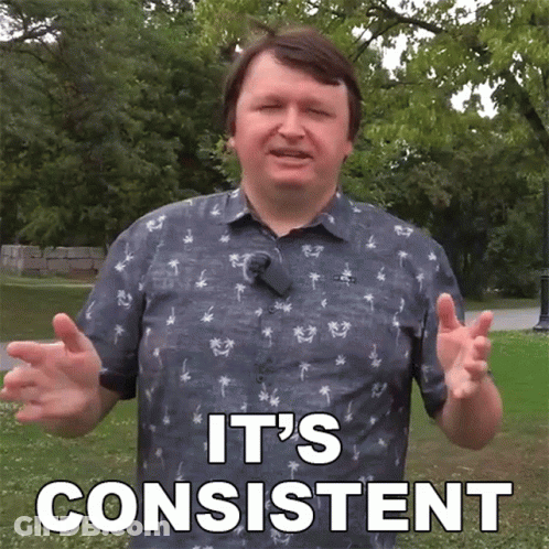 Man Says It's Consistent In Park GIF