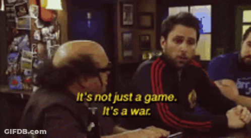 Man Says It's Not Just A Game It's A War GIF