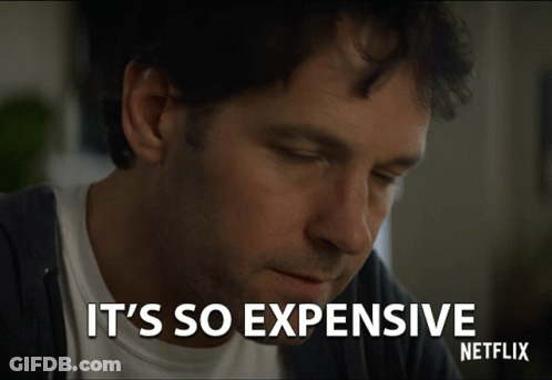 Man Says It's So Expensive Netflix Advertisement GIF
