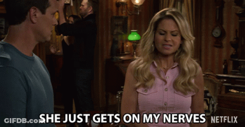 Man Says Its Making My Nerves Bad GIF