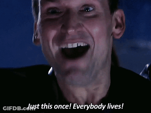 Man Says Just This Once Everybody Lives In A Dark Room GIF