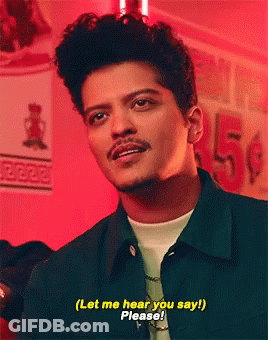 Man Says Let Me Hear You Say Please Before 50 Cents Sign GIF