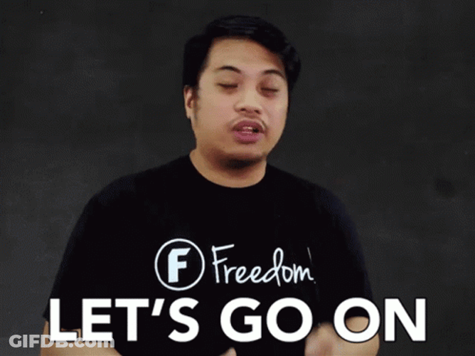 Man Says Let's Go On GIF