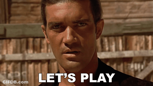 Man Says Let's Play GIF