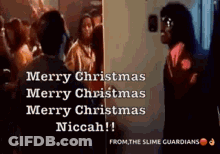 Man Says Merry Christmas Niccah GIF