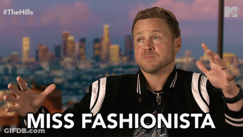 Man Says Miss Fashionista In City GIF