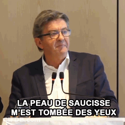 Man Says On Se Calme Sitting In Front Of Crowd GIF