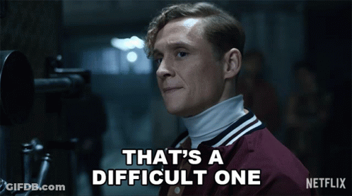 Man Says That's A Difficult One Netflix Ad GIF