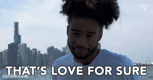 Man Says That's Love For Sure In City GIF