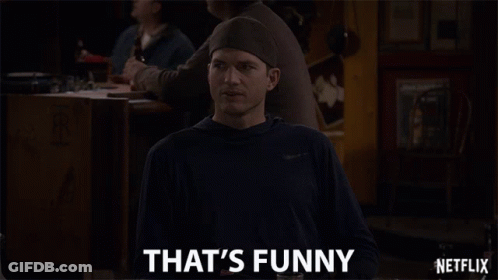 Man Says Thats Funny In Netflix Advertisement GIF