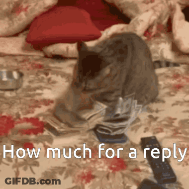 Man Says There Is No Response Painting GIF
