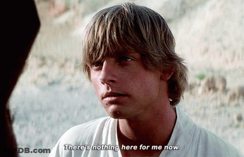 Man Says There's Nothing Here For Me Now GIF