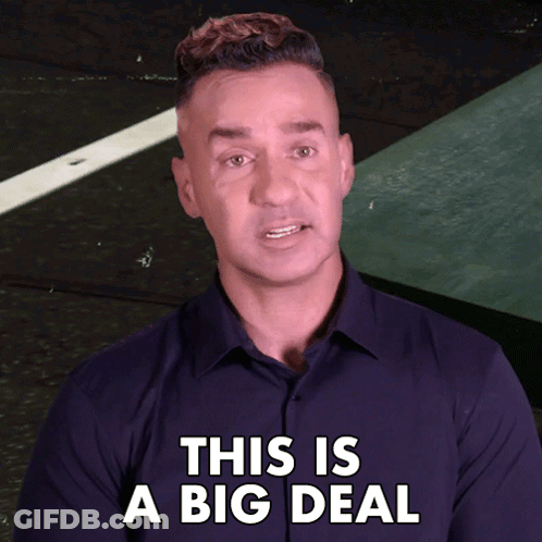 Man Says This Is A Big Deal On Road GIF