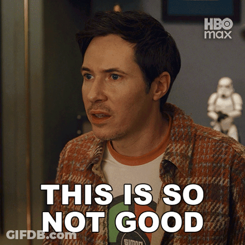 Man Says This Is So Not Good In Front Of Storm Trooper GIF