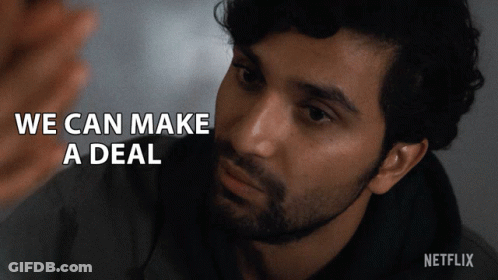 Man Says We Can Make A Deal Netflix Ad GIF