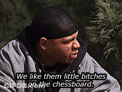 Man Says We Like Them Little Bitches On The Chess Board GIF