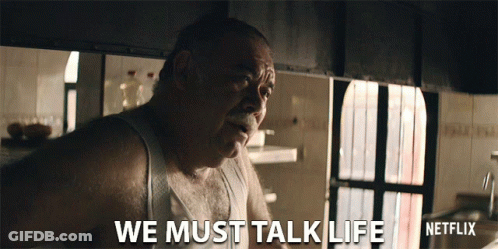 Man Says We Must Talk Life Netflix Logo GIF