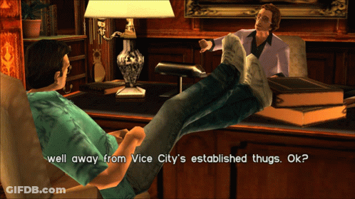 Man Says Well Away From Vice City's Established Thugs GIF