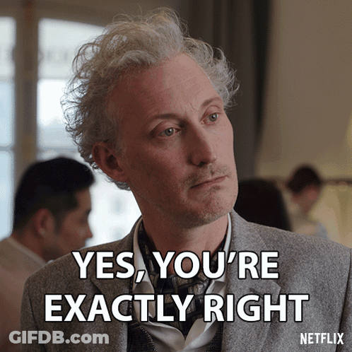 Man Says Yes You're Exactly Right Netflix Ad GIF