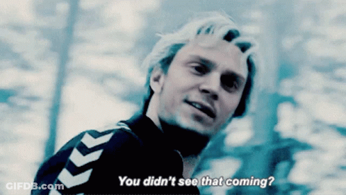Man Says You Didn't See That Coming GIF