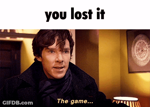 Man Says You Lost It The Game GIF