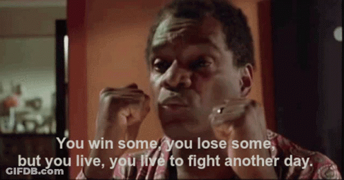 Man Says You Win Some You Lose Some But You Live GIF