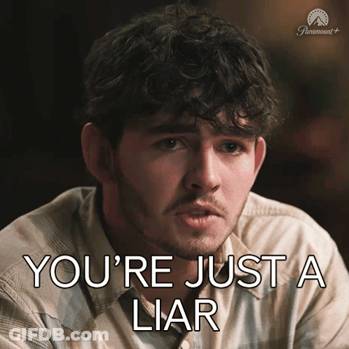 Man Says Youre Just A Liar GIF