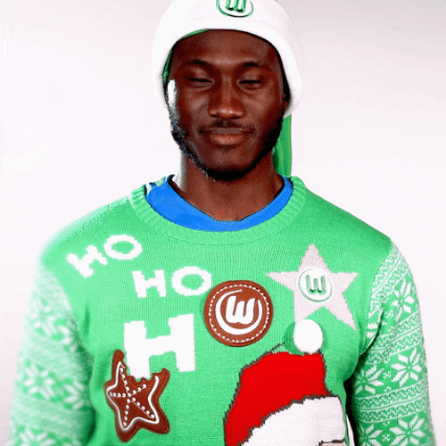 Man Scratching Head Ugly Sweater GIF