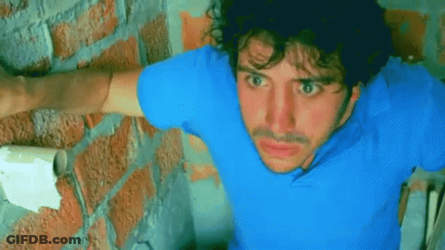 Man Scream Diarrhea Meme GIF