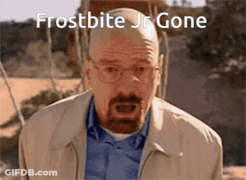 Man Screaming Frostbite Jr Gone GIF
