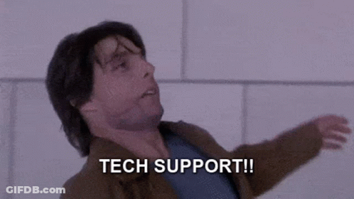 Man Screaming In Bathroom Tech Support GIF