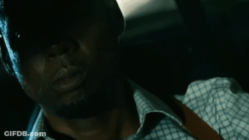 Man Screaming In Car Eyes Closed GIF