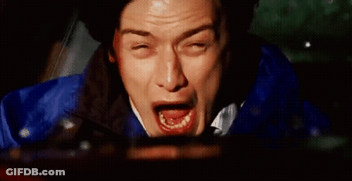Man Screaming In Car GIF
