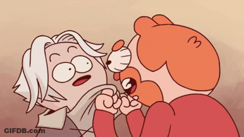 Man Screaming In Front Of Snajo Screen GIF