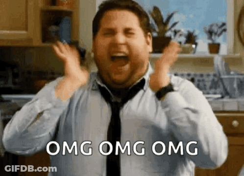 Man Screaming In Kitchen Wearing Tie GIF
