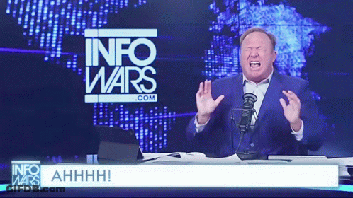 Man Screaming Into Microphone Info Wars GIF