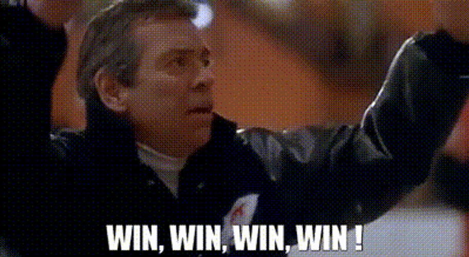 Man Screaming Win Win Win GIF