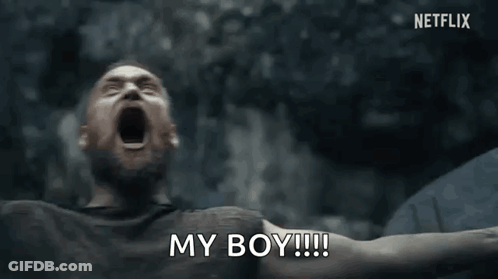 Man Screaming With My Boy GIF