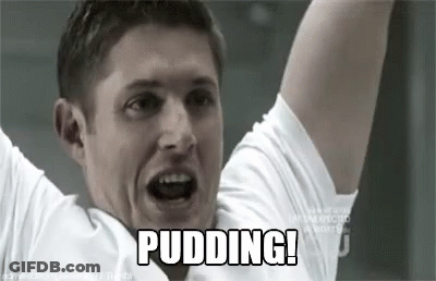 Man Screaming With Pudding Written On Face GIF