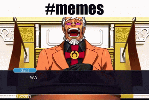 Man Screaming With Words Memes Above GIF