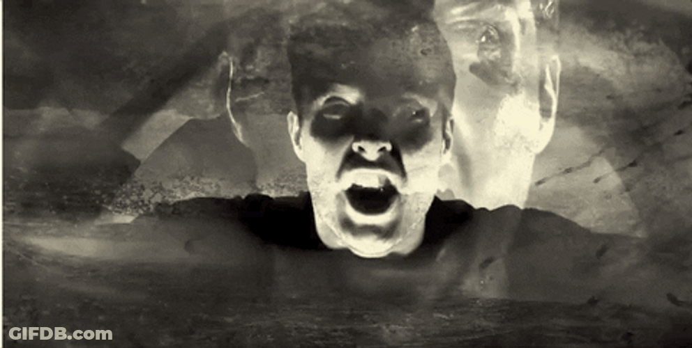 Man Screams To Get Help GIF