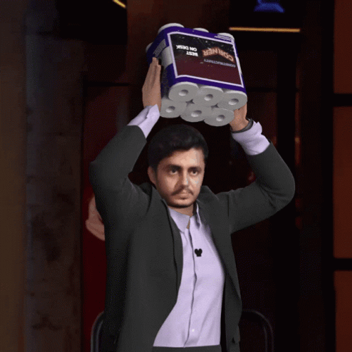 Man Selling Tissue GIF