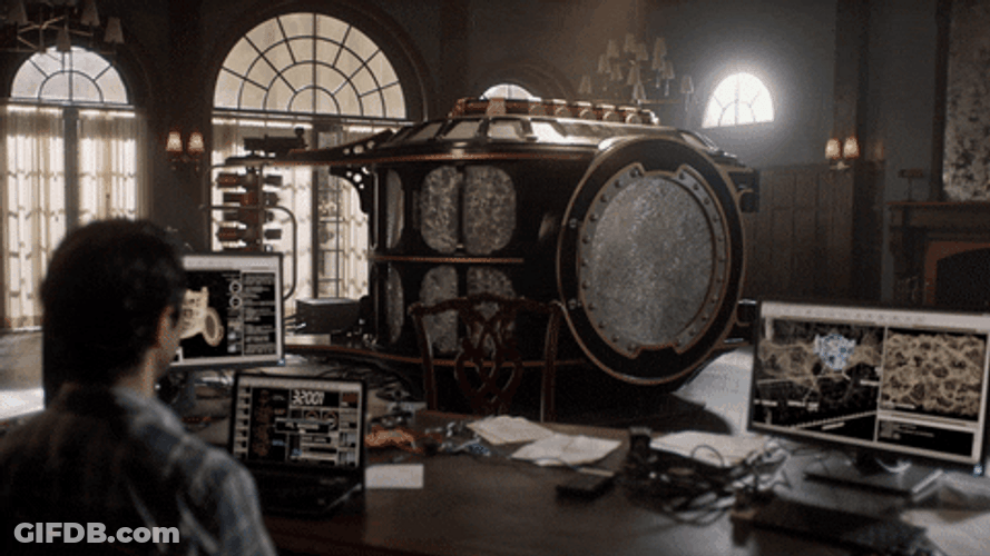 Man Set Up Disappear GIF