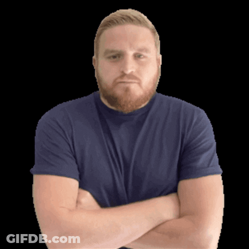 Man Shakes Head Mad Pathetic GIF