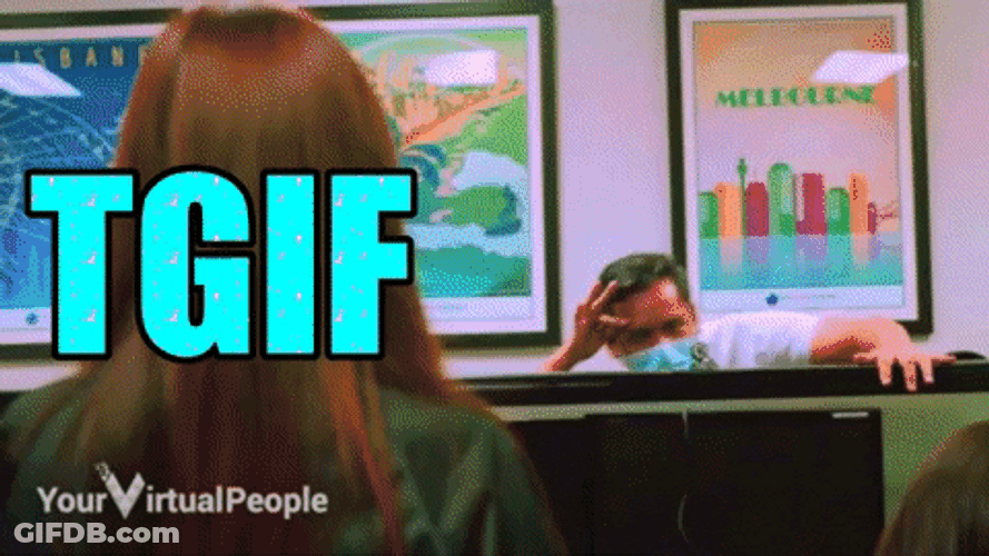 Man Shaking Head Thank God Its Friday Meme GIF