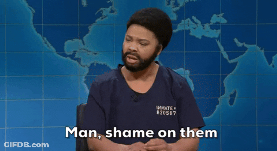 Man Shame On Them Deobre Redden GIF
