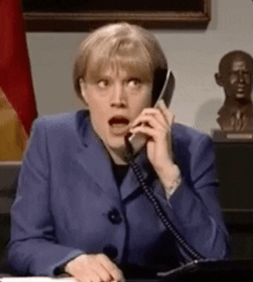 Man Shocked During Phone Call GIF